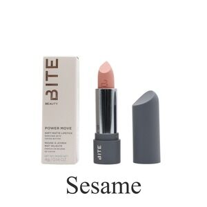 Bite Beauty - Power Move Soft Matte Lipstick - Sesame - 0.14 oz.